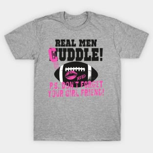 Real Football Men Cuddle T-Shirt